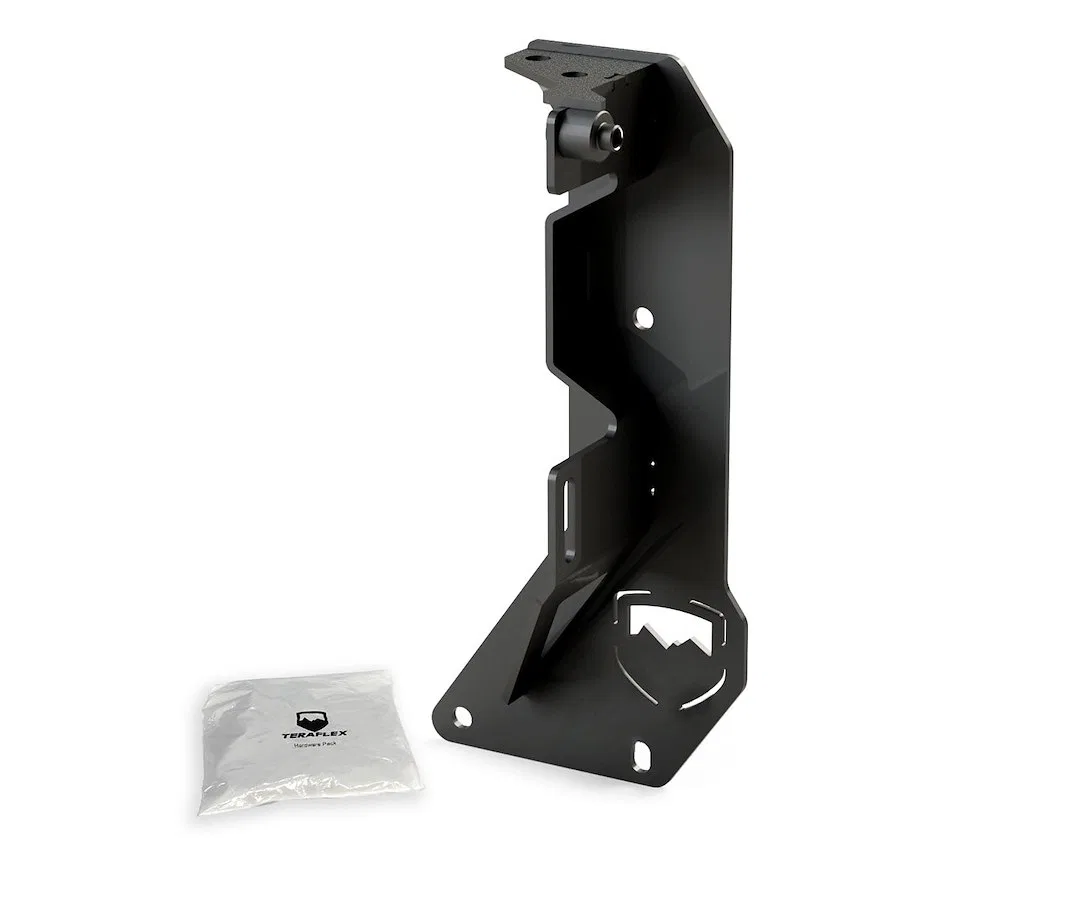 4838270 – TERAFLEX Jack Mount, For Use With Hi-Lift Jack Mounts To Alpha HD Tire Carrier Black Steel